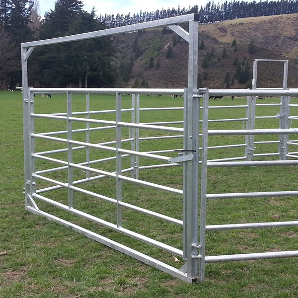 6 rail gates built into hurdle frames