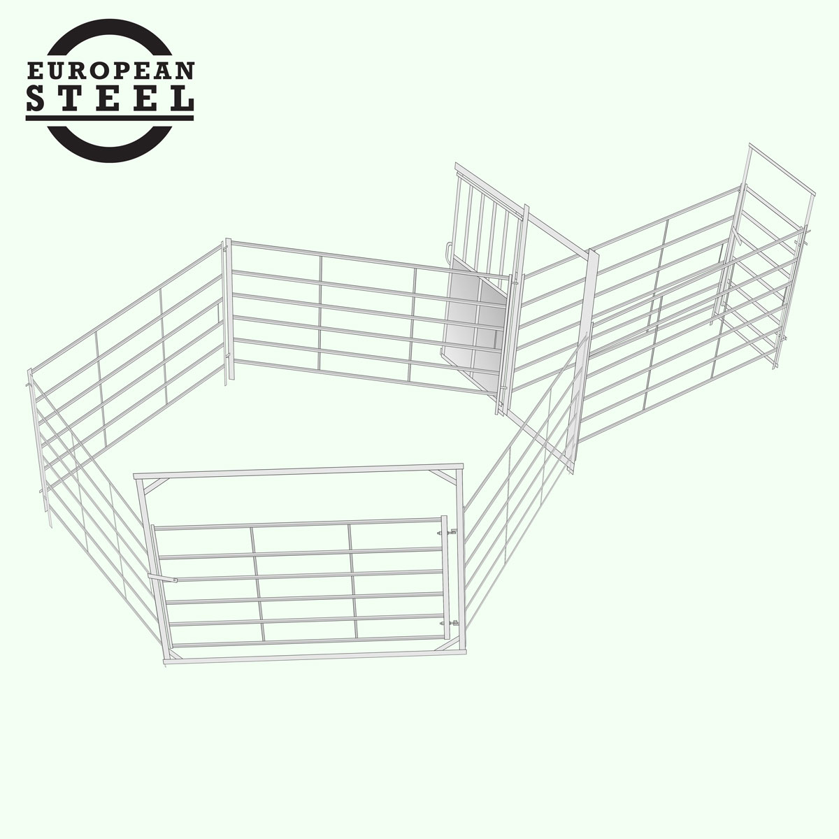 Cattle yards: Easy handler for up to 10 head
